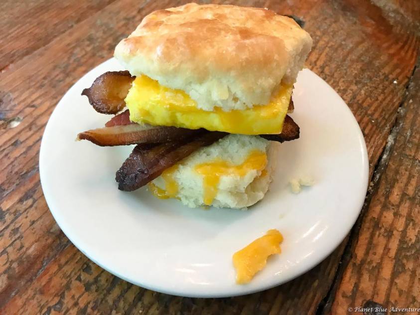 Arlington Virginia Bayou Bakery Breakfast Biscuit