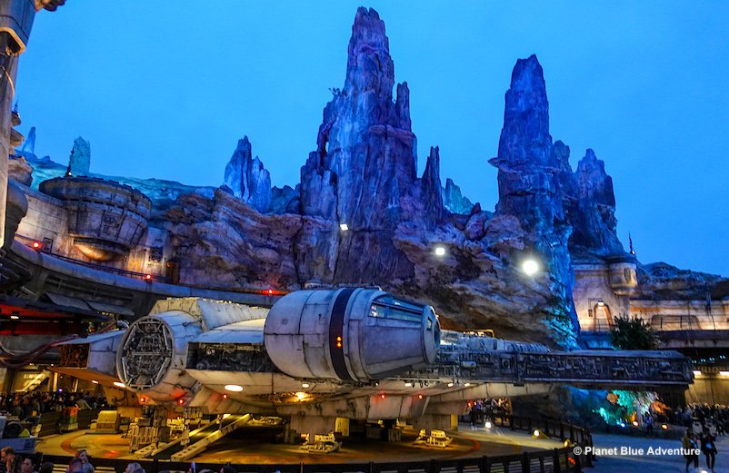 Millenium Falcon at the Star Wars Galaxy Edge